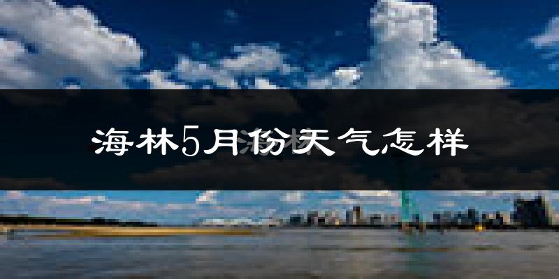 海林市5月份天气如何?很热吗?