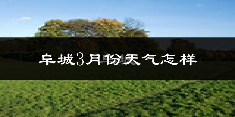 阜城县3月份天气如何?冷吗?