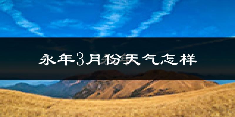 永年县3月份天气如何?冷吗?过去两年3月天气数据分析