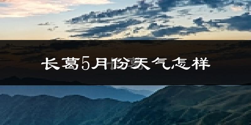 长葛市5月份天气如何?很热吗?