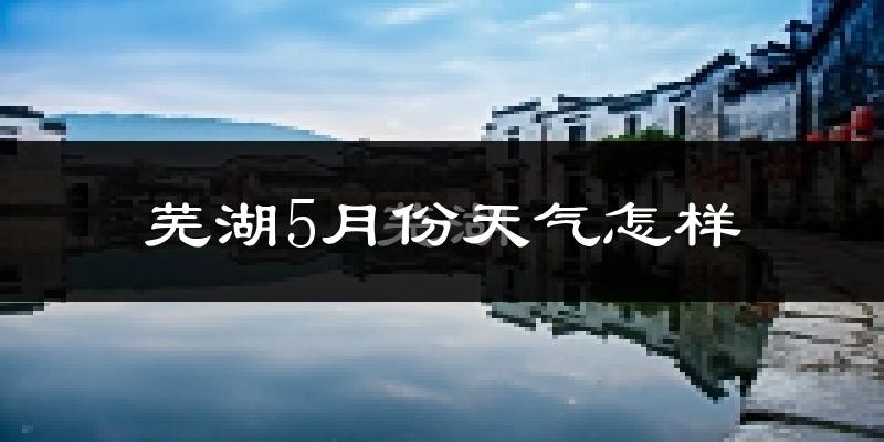 芜湖5月份天气如何?很热吗?