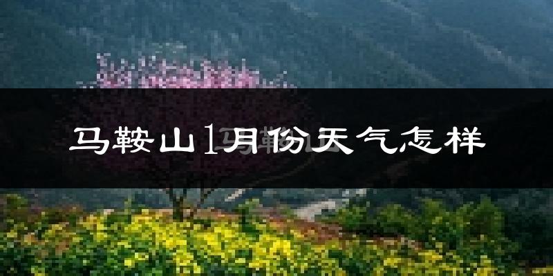 马鞍山1月份天气如何?很冷吗?